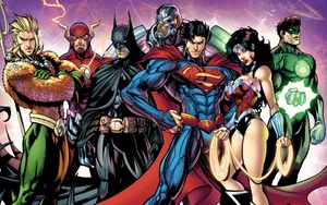 Justice League Comics Fanart Wallpaper