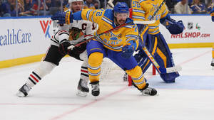 Justin Faulk, A Key Player For The St. Louis Blues Wallpaper