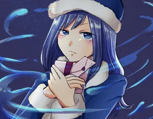 Juvia Lockser In Her Mystical Rain Element Form Wallpaper
