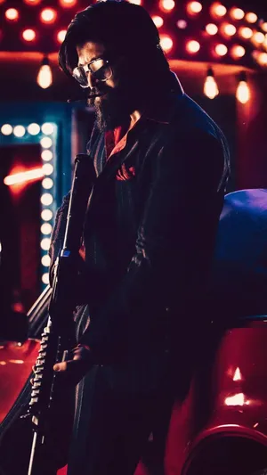 K.g.f. Film Rocking Star Yash 4k Wallpaper