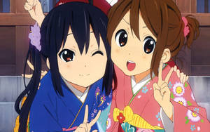 K-on Yui And Azusa Wallpaper