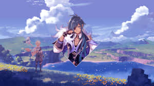 Kaeya, A Modern And Unique Style Wallpaper