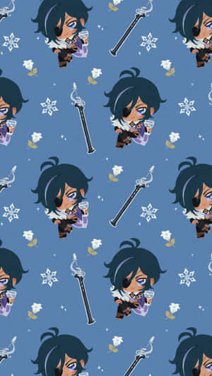 Kaeya, A Refreshment Amidst The Hustle And Bustle Of City Life Wallpaper