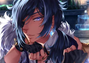 Kaeya: Harnessing The Power Of Nature Wallpaper