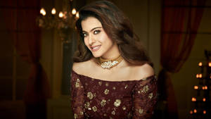 Kajol Devgn In Brown Wallpaper