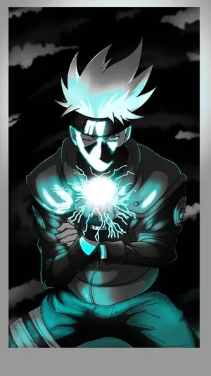 Kakashi Hatake Channeling The Power Of Susanoo Wallpaper