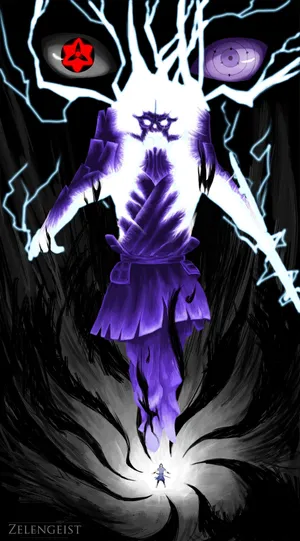 Kakashi Susanoo - The Power Of The Ninja Wallpaper