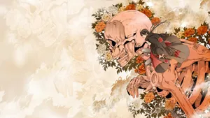 Kakashi Susanoo Unleashes Firey Fury Wallpaper