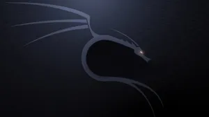 Kali Linux Os Dragon Grey Wallpaper