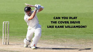 Kane Williamson Cover Drive Wallpaper