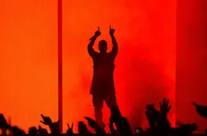 Kanye West Saint Pablo Dark Figure Wallpaper