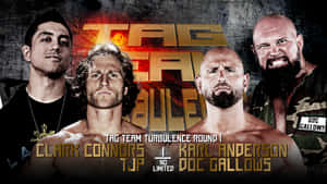 Karl Anderson In Tag Team Fight Wallpaper