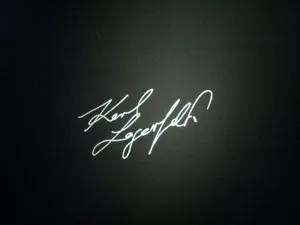 Karl Lagerfeld, The Renowned Fashion Designer. Wallpaper