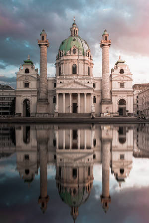 Karlskirche Church Vienna Austria Wallpaper