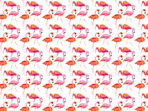 Kate Spade Desktop Flamingo Pattern Wallpaper