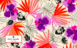 Kate Spade Ferns And Flowers Wallpaper