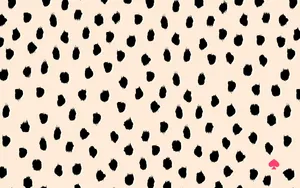 Kate Spade Logo With Cheetah Pattern Wallpaper