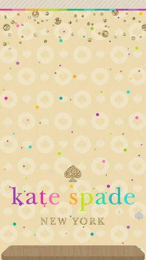 Kate Spade Rainbow Word Mark Wallpaper