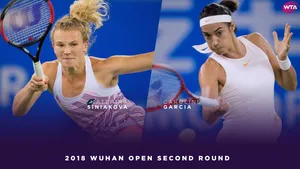 Katerina Siniakova Versus Caroline Garcia Wallpaper