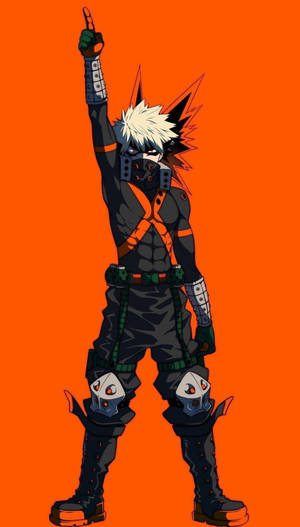 Katsuki Bakugo From My Hero Academia Phone Wallpaper