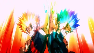 Katsuki Bakugo Power Explosion4 K Wallpaper