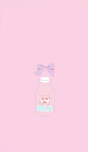 Kawaii Hd Milk Bottle Wallpaper