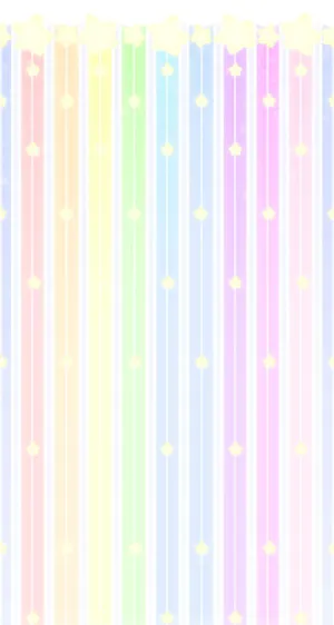 Kawaii Pastel Colorful Rainbow And Stars Wallpaper