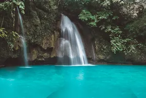 Kawasan Waterfalls Photography Wallpaper