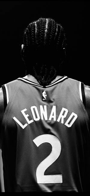 Kawhi Leonard Greyscale Wallpaper