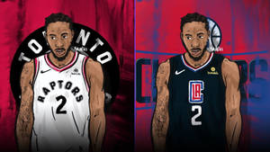 Kawhi Leonard Raptors And Clippers Wallpaper