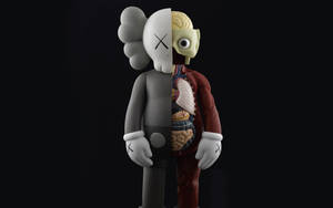 Kaws Flayed Vinyl Figure Wallpaper