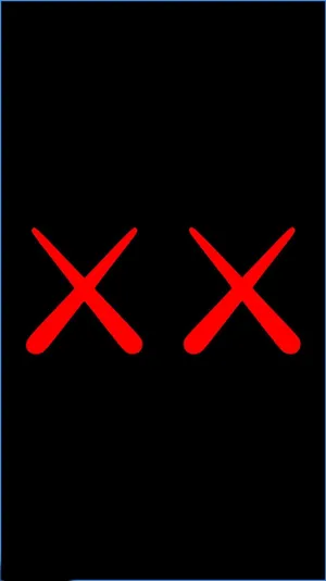 Kaws Red X Iphone Wallpaper