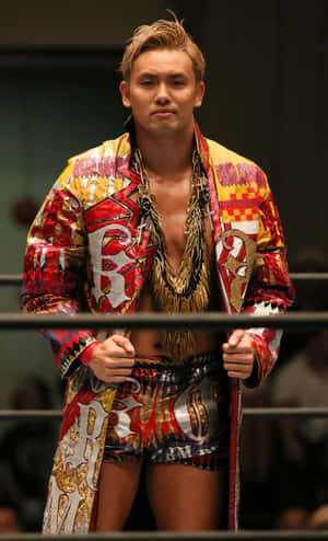 Kazuchika Okada Professional Japanese Wrestler Wallpaper