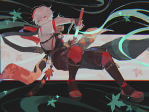 Kazuha Genshin Impact Wind Powers Wallpaper