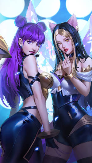 Kda Kai'sa And Evelynn Wallpaper