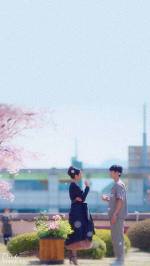 Kdrama Outdoor Scene Wallpaper