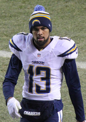 Keenan Allen Geared Up For Game Wallpaper