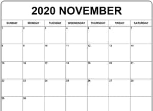 Keep Track Of Important Dates With This November 2020 Calendar Wallpaper
