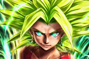 Kefla Super Saiyan Power Up Wallpaper