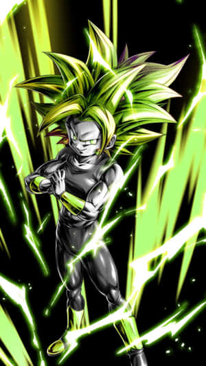 Kefla Super Saiyan Power Up Art Wallpaper