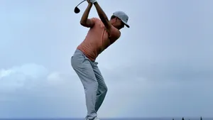 Keith Mitchell About To Strike A Ball Wallpaper