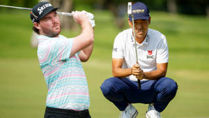 Keith Mitchell Playing Golf Wallpaper