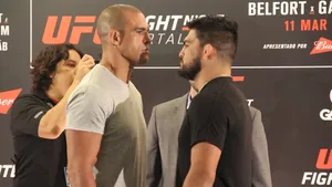 Kelvin Gastelum - The Fighter In Action Wallpaper