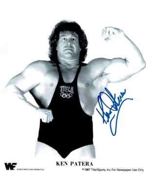 Ken Patera Autographed Vintage Photograph Wallpaper