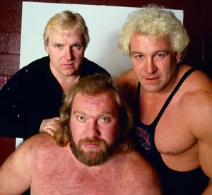 Ken Patera, Bobby Heenan, And Ray Stevens Wallpaper