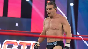Ken Shamrock Walking Inside Ring Wallpaper