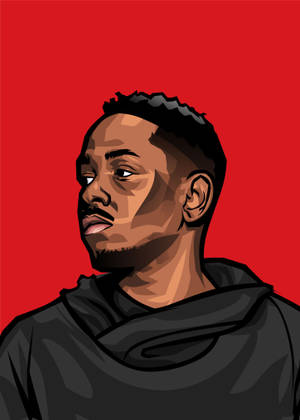 Kendrick Lamar Digital Drawing Wallpaper