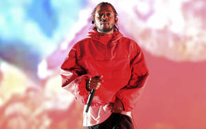Kendrick Lamar Focus Photography Onstage Wallpaper