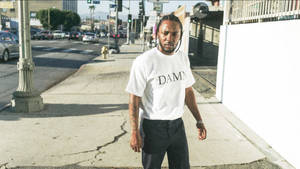 Kendrick Lamar In Street Wallpaper