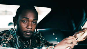 Kendrick Lamar In The Car Wallpaper
